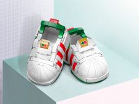 JK8201 Конструктор Молодежная белая кроссовка