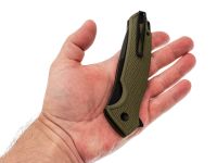 Складной нож Mr.Blade Hellcat blackwash, сталь S35VN, рукоять Olive G10