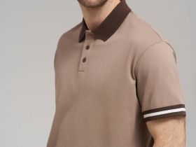 Поло свободного кроя из хлопкового джерси