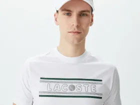 Мужская футболка Lacoste из хлопка