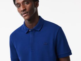 Мужское поло Lacoste PARIS стандартного кроя