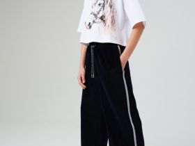 Брюки трикотажные для девочек