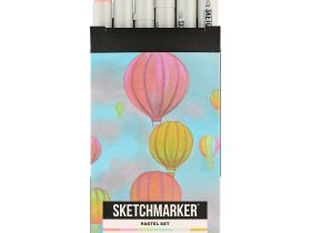 Набор маркеров Sketchmarker "Classic Pastel Set" 6 цветов в картонной упаковке