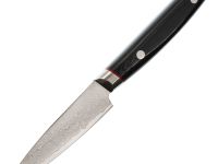 Кухонный нож для овощей, Saiun Damascus, Kanetsugu, 9000, сталь VG-10, в картонной коробке, 90 мм