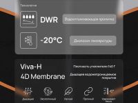 Горнолыжная куртка со съемным капюшоном