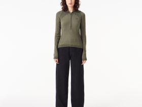 Женский свитер Lacoste на молнии