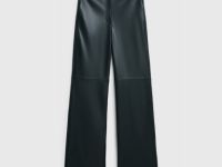 Брюки из искусственной кожи, Черный
