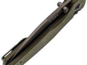 Складной нож Kizer Mini Grouper, сталь D2, рукоять G10, зеленый