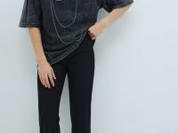 Трикотажные треггинсы, Черный