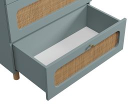 Комод Линдо 80x94 Серо-зеленый