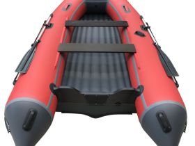 Лодка ПВХ ORCA 340 НДНД красный/темно-серый