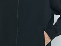 Бомбер с воротником-стойкой, Черный