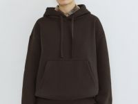 Флисовое худи, Коричневый