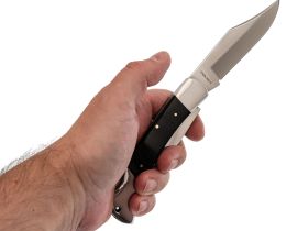 Складной нож со штопором Витязь Путник, сталь 65х13