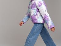 Куртка текстильная с полиуретановым покрытием для девочек