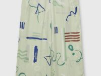 Брюки с абстрактным принтом