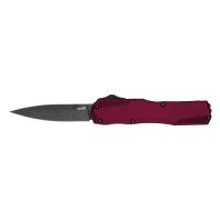 Автоматический фронтальный нож KERSHAW Livewire, сталь Magnacut, рукоять алюминий, бордовый