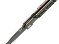 Складной нож Kizer Mini Militaw сталь S45VN, рукоять титан/карбон