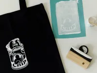 Набор для шелкографии 2.0: пленка для лазерного принтера и 5 цветов красок