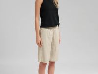 Свободные шорты со льном