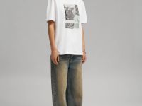 Свободная футболка из хлопкового джерси