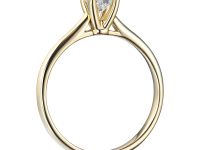 Помолвочное кольцо из желтого золота э0312кц06200857