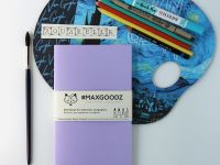 Скетчбук Maxgoodz "Classic Aqua" А5 (13х21см), 20 л, 250 г Голубой