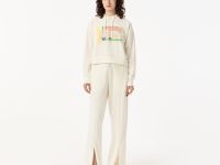 Женская короткая толстовка Lacoste с капюшоном