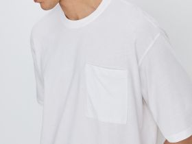 Футболка из хлопка с нагрудным карманом