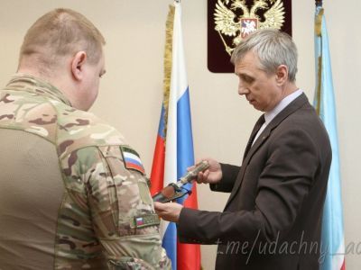 За последний месяц три бойца провели свой отпуск в Удачном