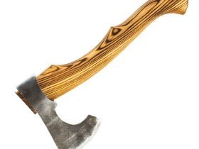 Туристический топор модель №10, сталь ХВГ, Мастерская Ваулина