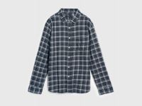 Рубашка в клетку, Серый