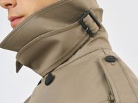 Удлинённый тренч с поясом O'STIN x Яндекс Книги, Бежевый