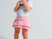 Панама детская текстильная для девочек