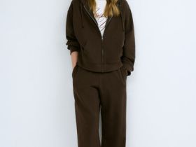 Толстовка на молнии для девочек, Коричневый