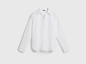 Рубашка из хлопка, Белый