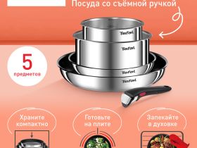 Набор посуды Tefal Ingenio Emotion из 5 предметов 16/20/22/28 см L897S574