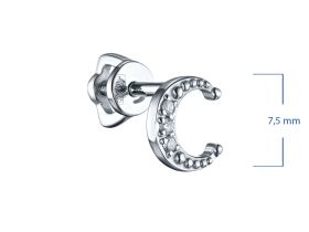 Пусеты из серебра э0612пс04202767