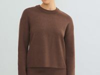 Джемпер плотной вязки, Коричневый