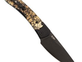 Складной нож Kizer Momo Russian Pattern, сталь Nitro-V, рукоять G10 c принтом