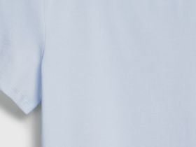 Базовая футболка из хлопка, Голубой