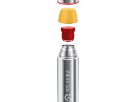 Термос Relaxika 102 (2 чашки + термочехол)