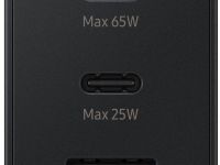 Сетевое зарядное устройство Samsung T6530 65Вт, 2xUSB Type-C, USB-A черный