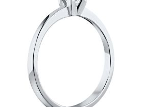 Кольцо из белого золота с бриллиантом э0901кц11101900