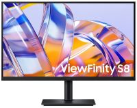 Монитор 32" Samsung ViewFinity S8 S32H804UAI 3840x2160 VA LED 16:9 350cd 3000:1 5ms 178/178 60Hz 1,07 млрд DP, HDMI, 2*USB-C, 3*USB-A, KVM перекл, Til