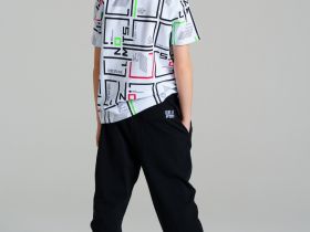 Комплект трикотажный для мальчиков: фуфайка (футболка), брюки