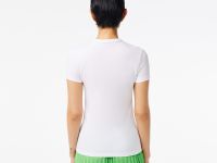 Женская хлопковая футболка Lacoste Relaxed Fit