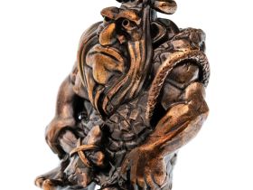 Бусина для темляка Неандерталец, бронза