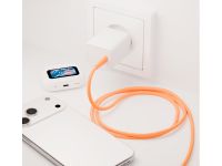 Кабель VLP Color Line USB-C / USB-C 1 м Оранжевый
