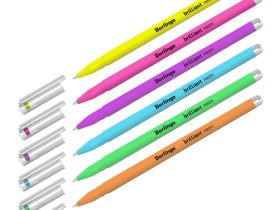 Набор гелевых ручек Berlingo "Brilliant Neon" 6 цв 0,8 мм, корпус ассорти